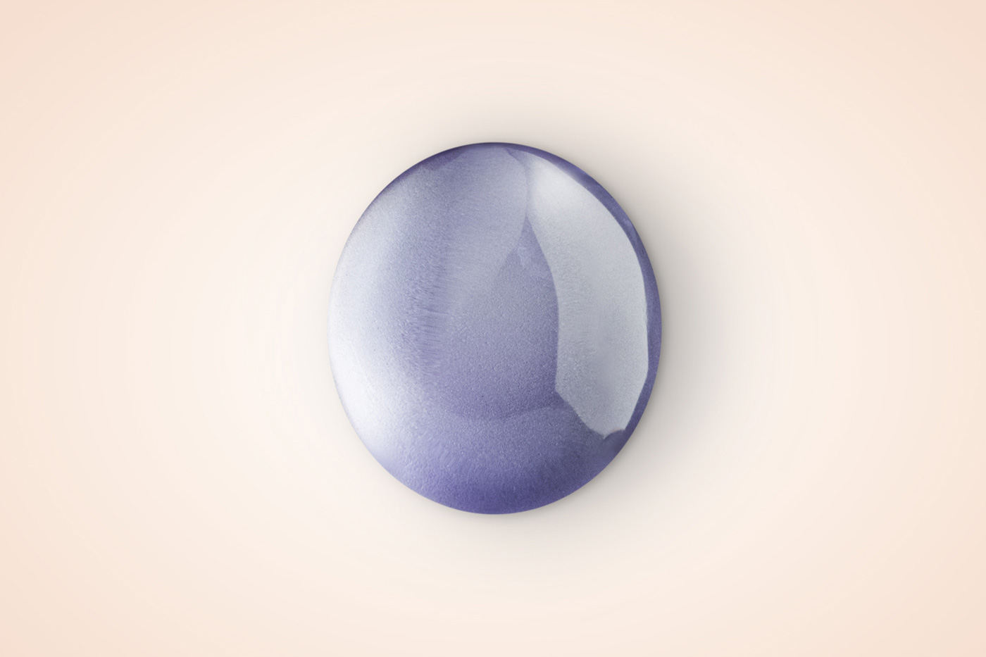Pure Oval (10x12mm) | Blue